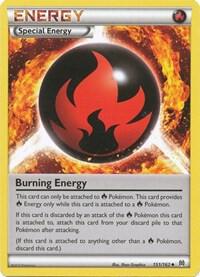 Burning Energy 151/162 NM XY era Pokemon card — KeepitSealdz