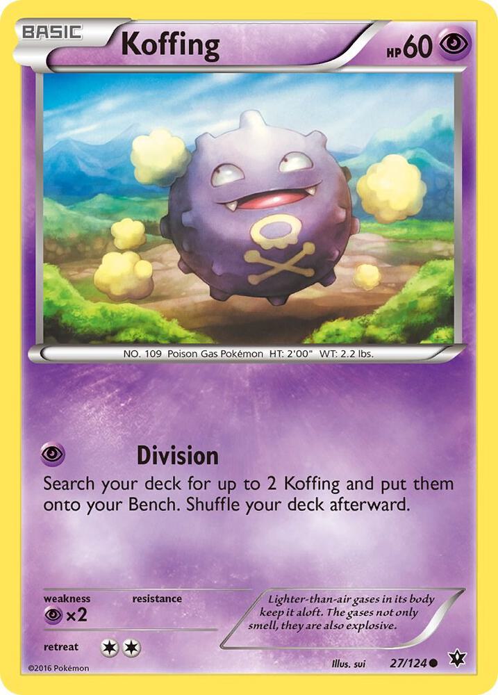Koffing 27/124 (Reverse Holofoil) - NM