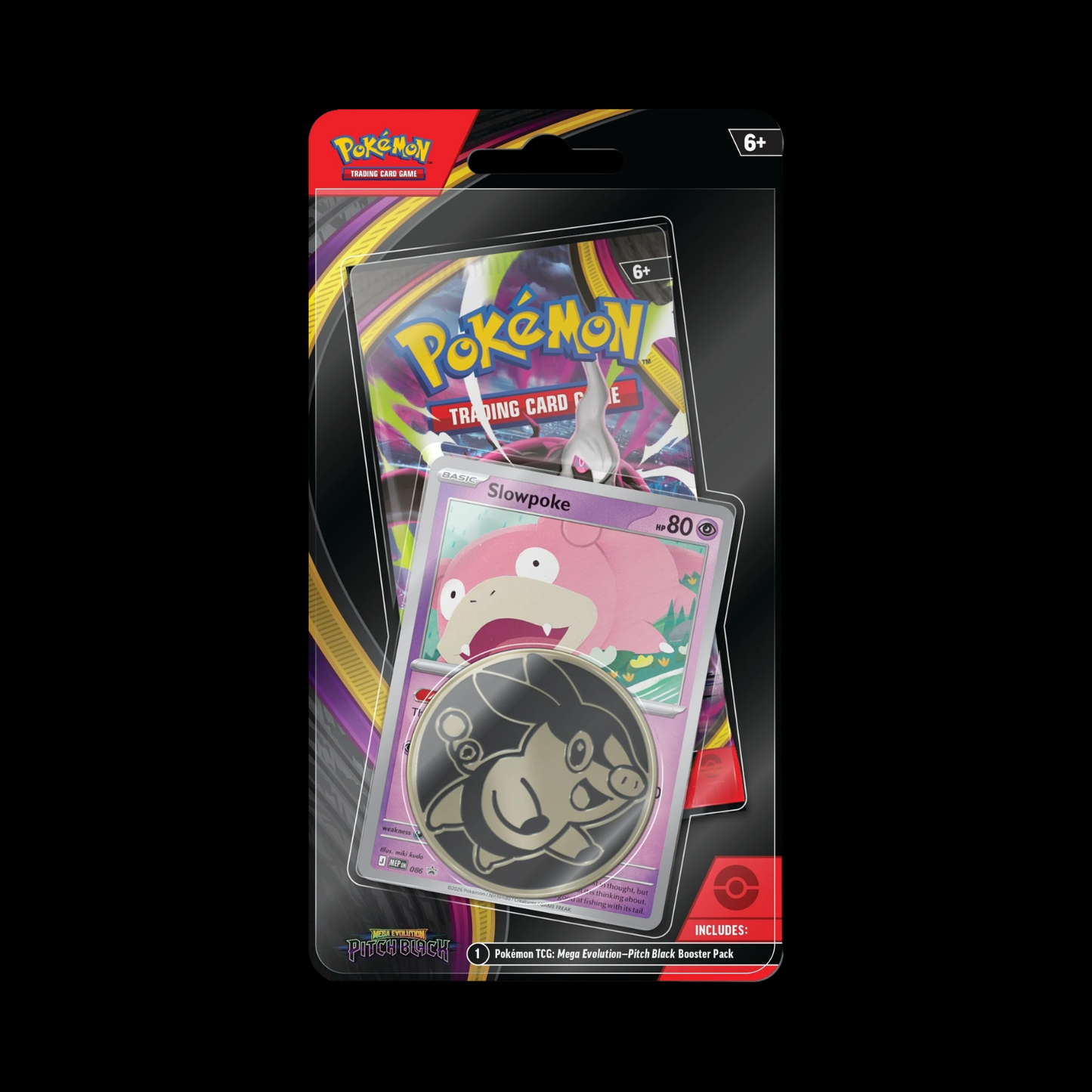 Mega Evolution Pitch Black Checklane Blister Pack - Slowpoke Promo