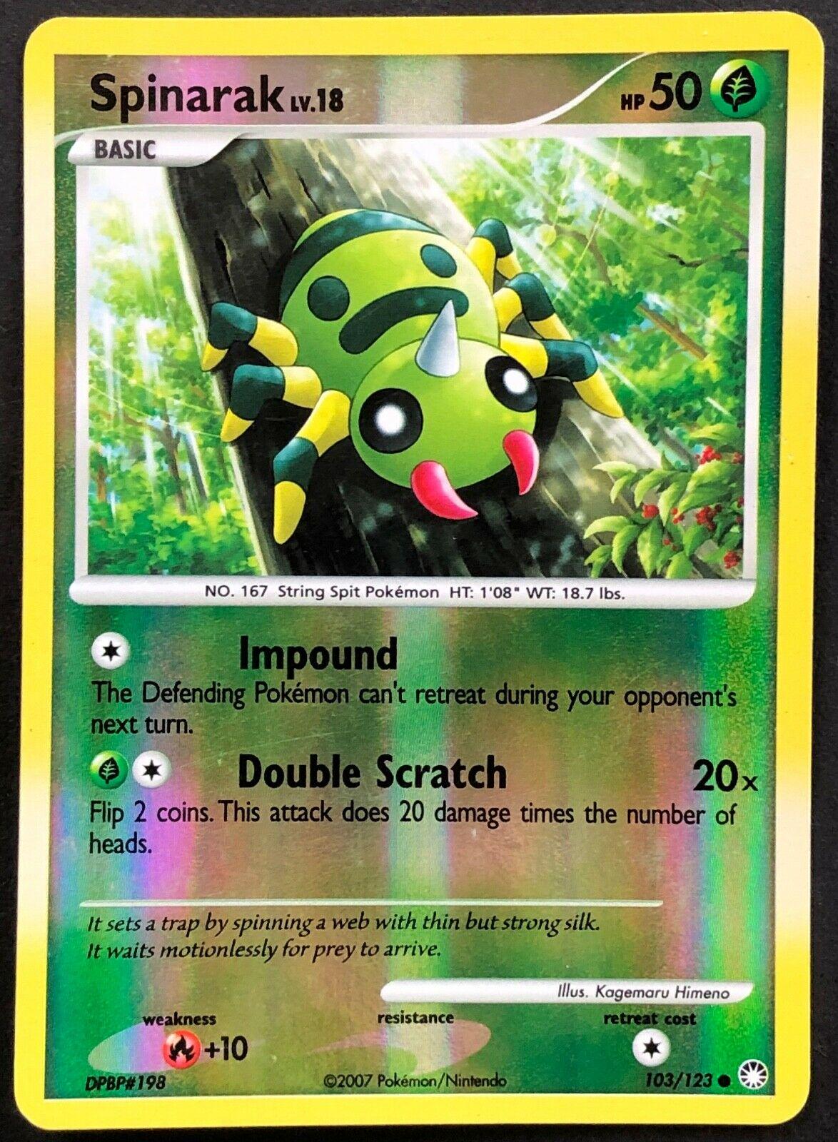 Spinarak 103/123 (Reverse Holofoil) - LP-