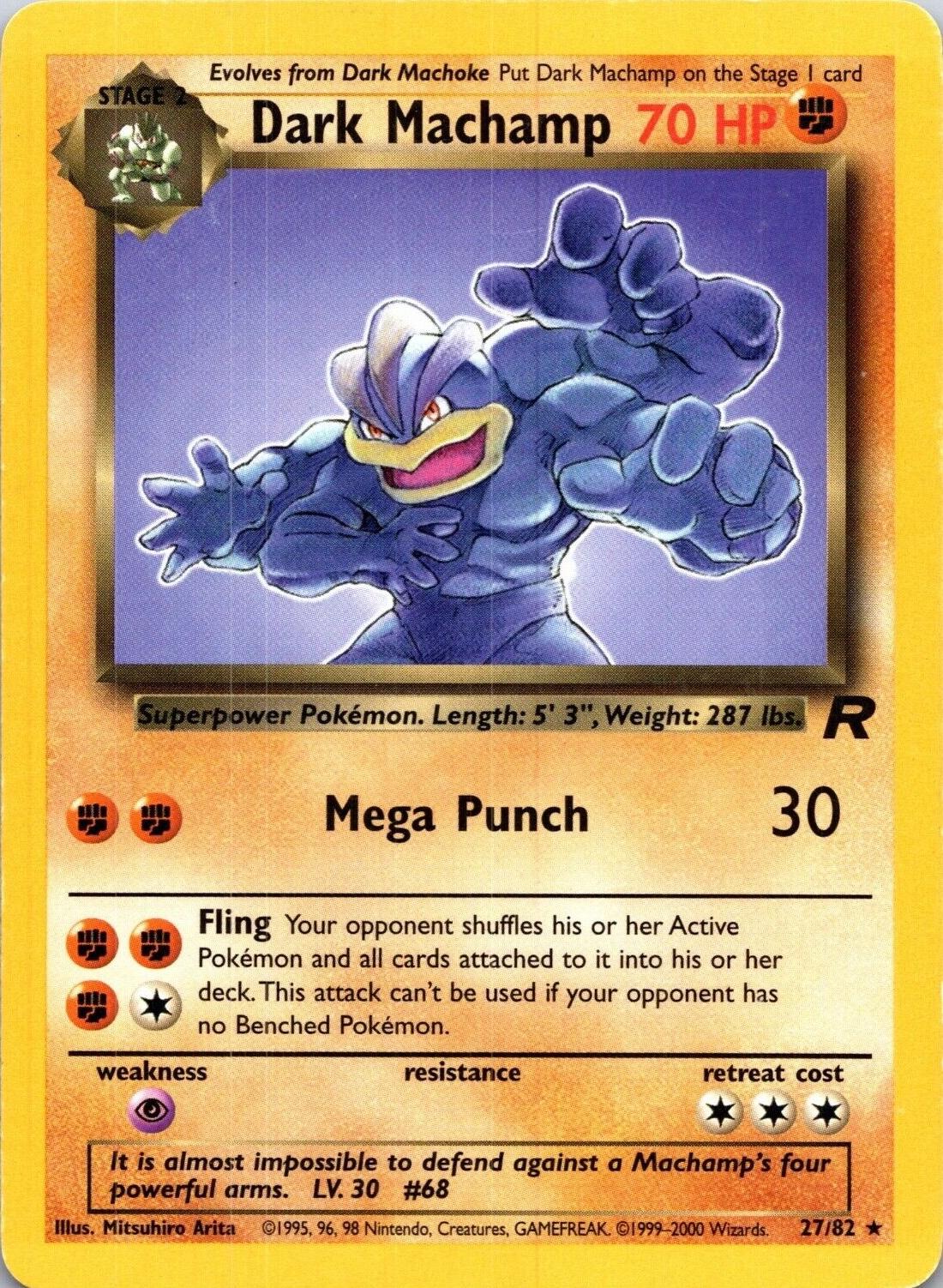 Dark Machamp 27/82 - HP-