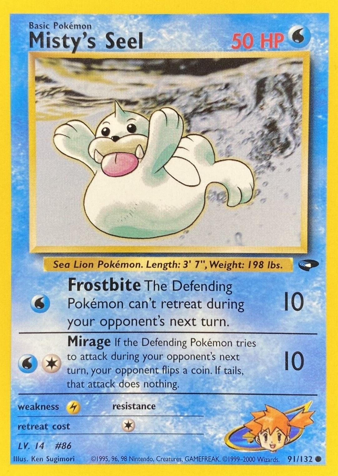 Misty's Seel 91/132 - NM-