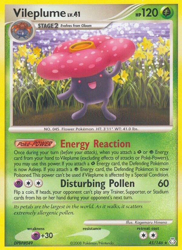 Vileplume 45/146 NM EX era Pokemon card — KeepitSealdz