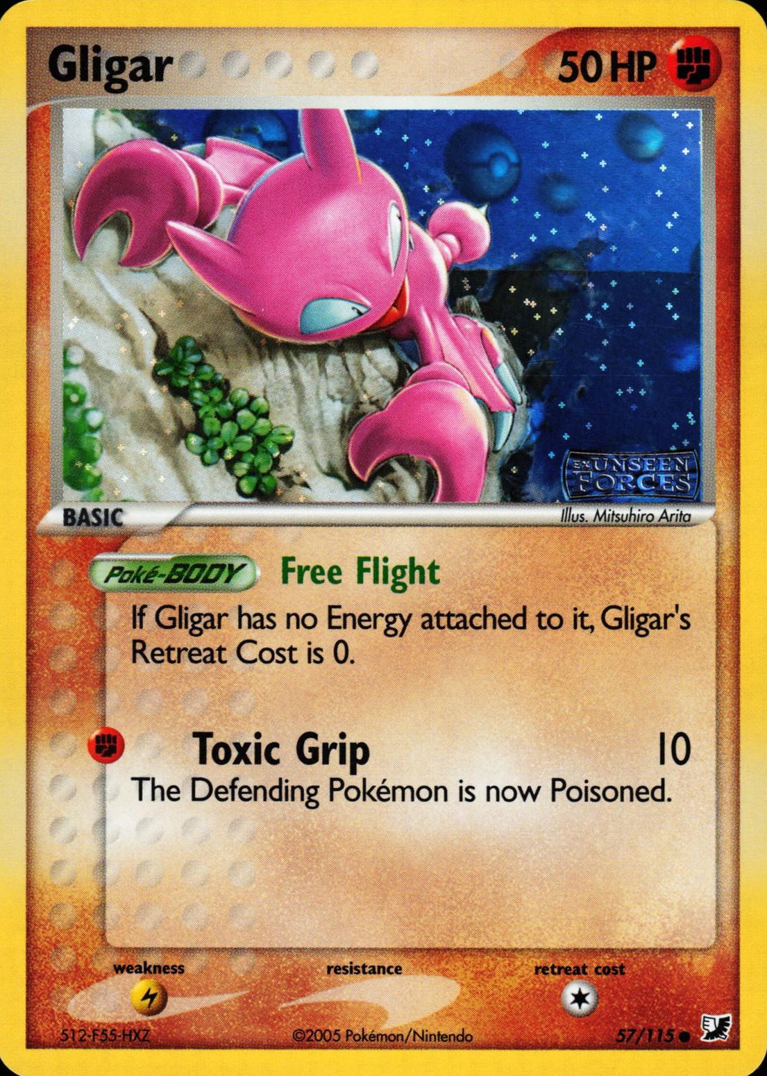 Gligar (Reverse Holofoil) 57/115 - LP