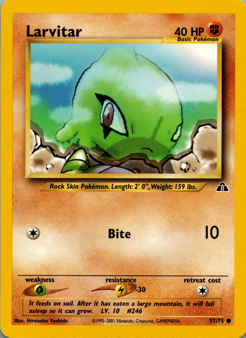 Larvitar 57/75 - NM