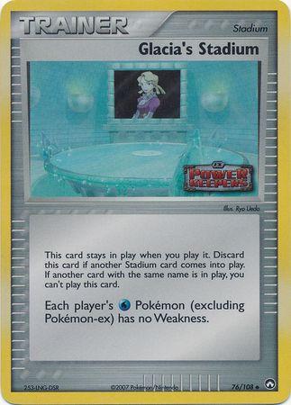 Glacia's Stadium (Reverse Holofoil) 76/108 - NM