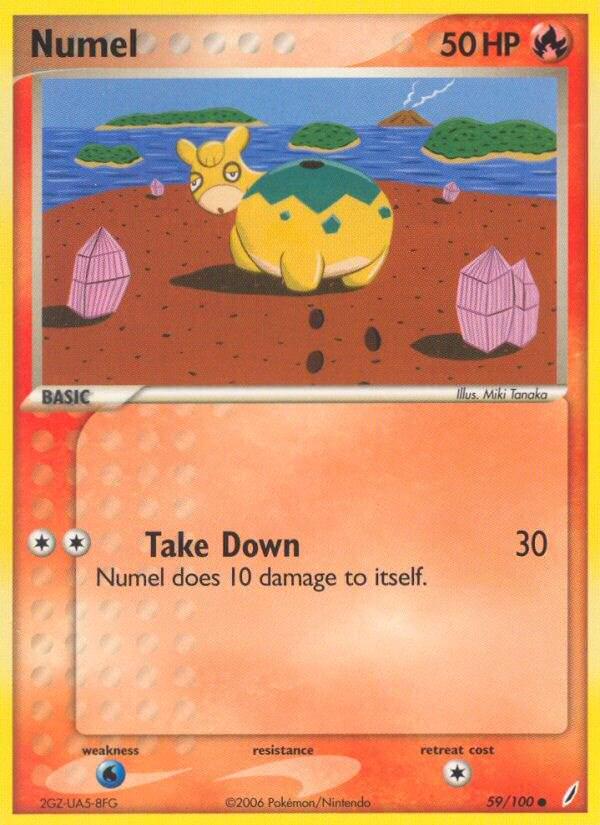Numel 59/100 NM EX era Pokemon card — KeepitSealdz