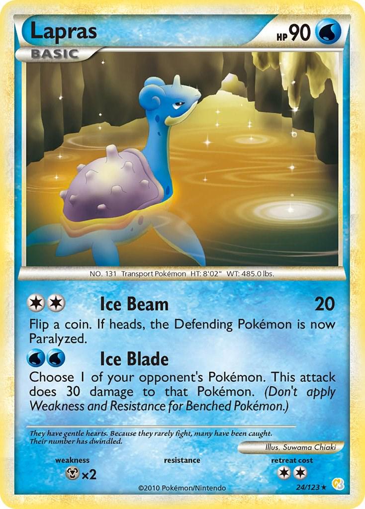Lapras 24/123 LP+ EX era Pokemon card — KeepitSealdz
