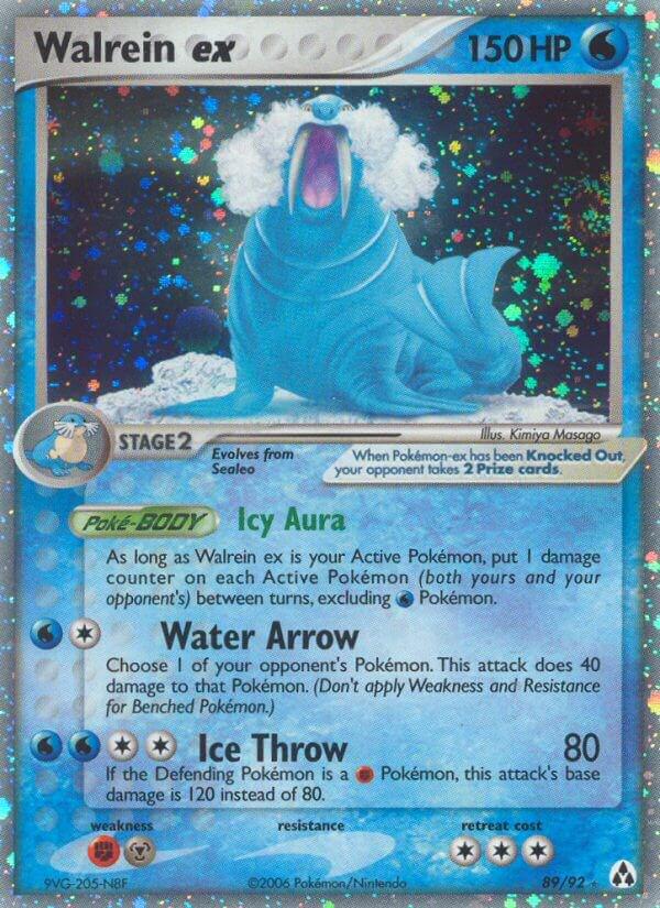 Walrein ex 89/92 NM EX era Pokemon card — KeepitSealdz