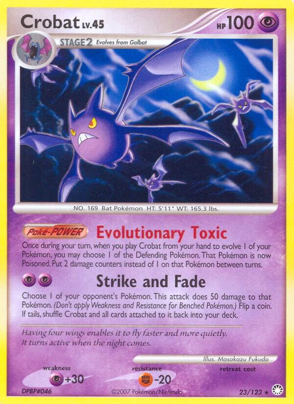 Crobat 3/123 LP EX era Pokemon card — KeepitSealdz