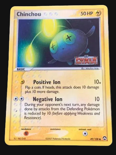 Chinchou (Reverse Holofoil) 49/108 - MP-