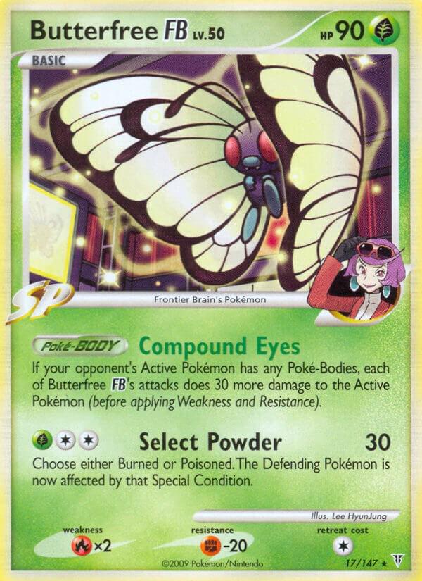 Butterfree FB 17/147 LP Platinum era Pokemon card — KeepitSealdz