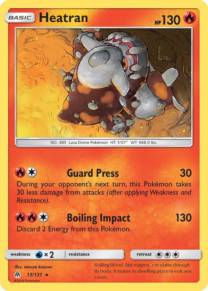 Heatran 13/131 (Reverse Holofoil)- NM