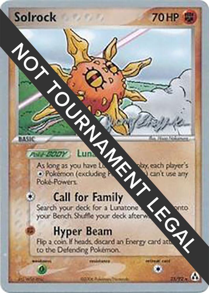Solrock (Jeremy Scharff-Kim Signature 2007) 25/92 - NM