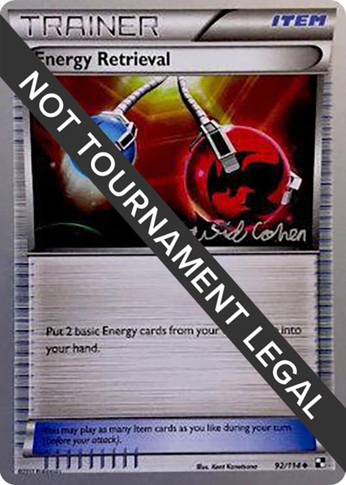 Energy Retrieval 92/114 (David Cohen 2011 Signature) - NM