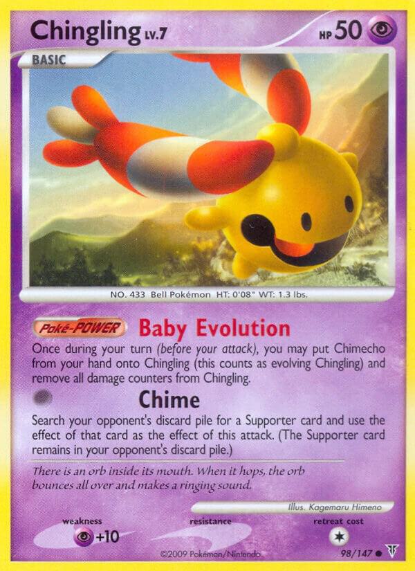 Chingling 98/147 LP Platinum era Pokemon card — KeepitSealdz
