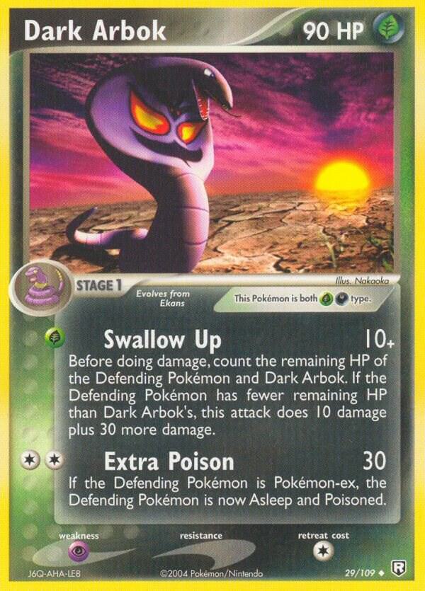 Dark Arbok 29/109 - NM