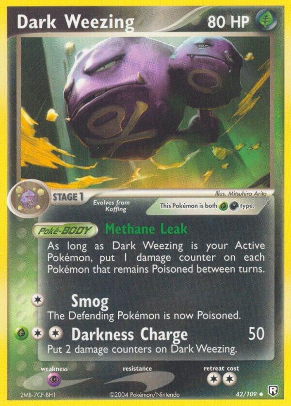 Dark Weezing 42/109 - NM