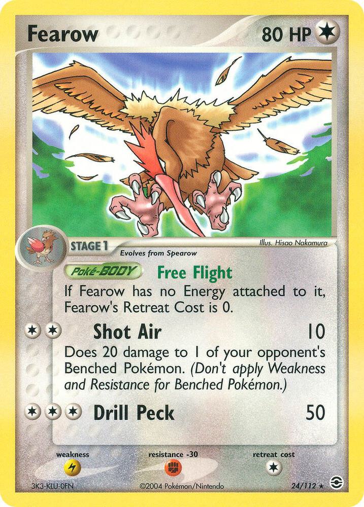 Fearow (Reverse Holofoil) 24/112 - NM