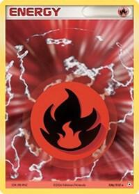 Fire Energy (Holofoil) 106/110 - MP Creased