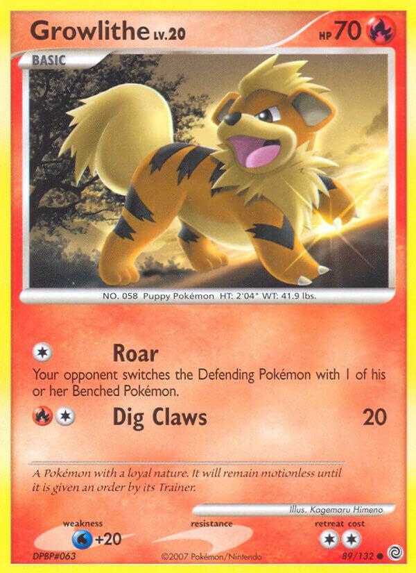 Growlithe 89/132 - NM