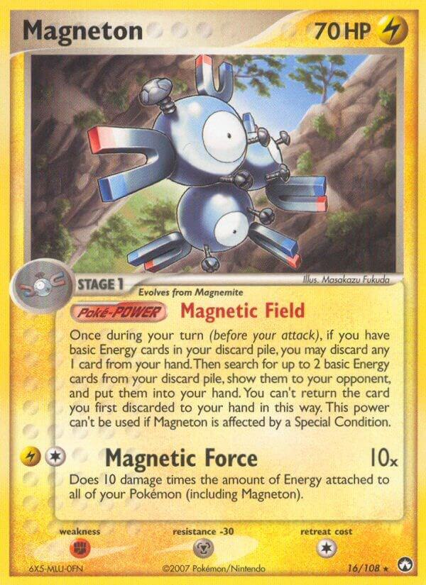 Magneton 16/108 MP Rocket Returns WOTC Pokemon card — KeepitSealdz