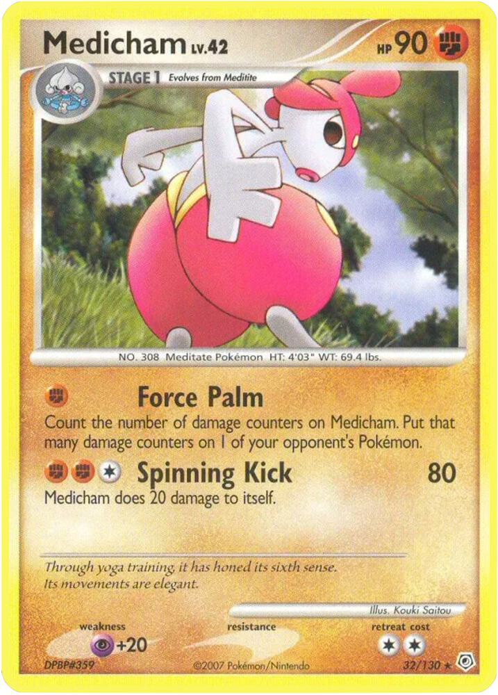 Medicham 32/130 LP- EX era Pokemon card — KeepitSealdz