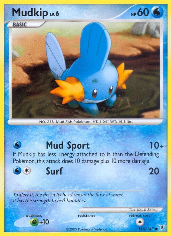Mudkip 116/147 NM Platinum era Pokemon card — KeepitSealdz