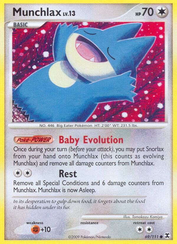 Munchlax 69/111 LP EX era Pokemon card — KeepitSealdz