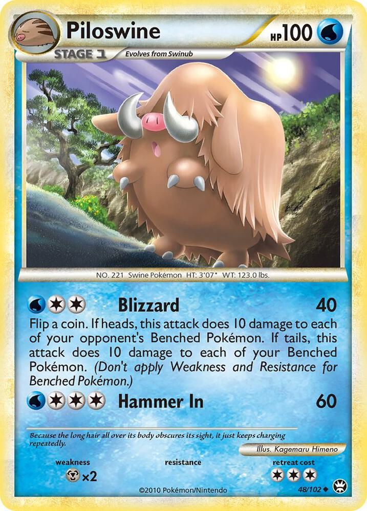 Piloswine 48/102 - NM
