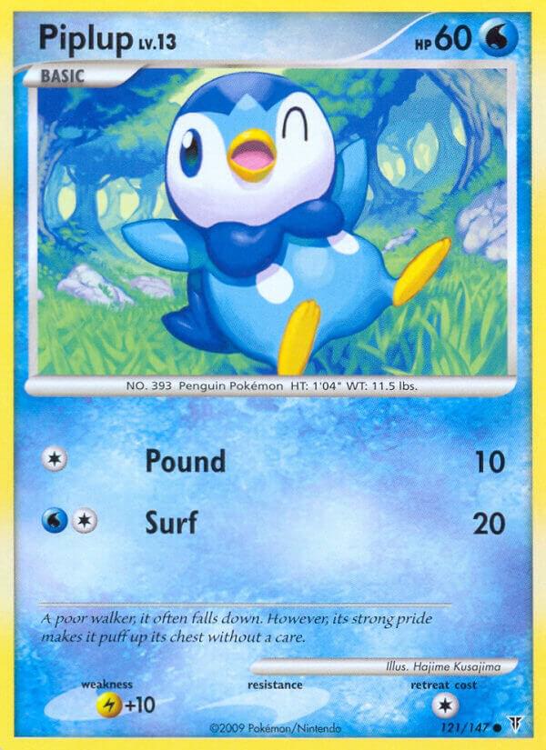 Piplup 121/147 - NM