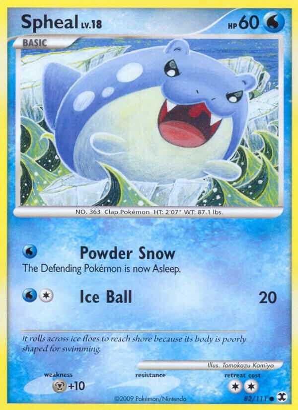 Spheal 82/111 LP EX era Pokemon card — KeepitSealdz