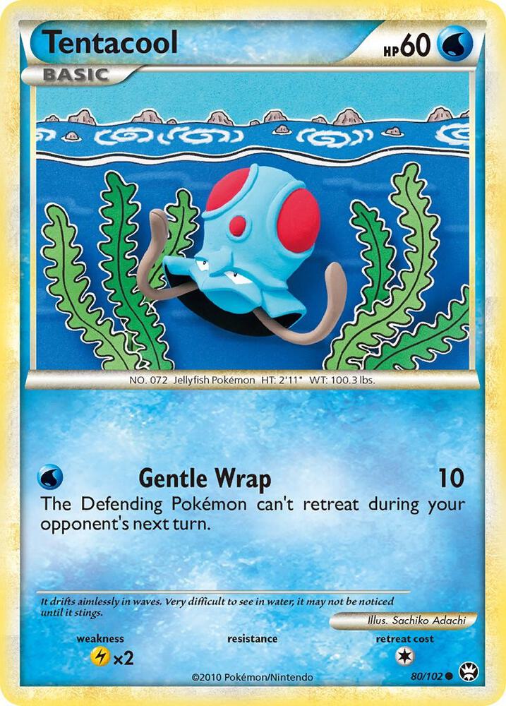 Tentacool 80/102 - NM