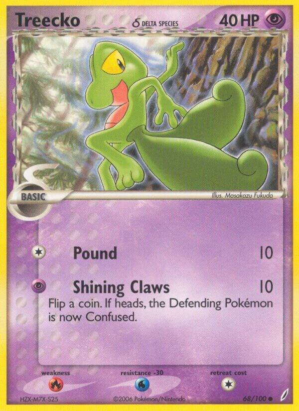 Treecko Delta Species 68/100 - LP