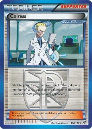 Colress 118/135 LP Black White era Pokemon card — KeepitSealdz