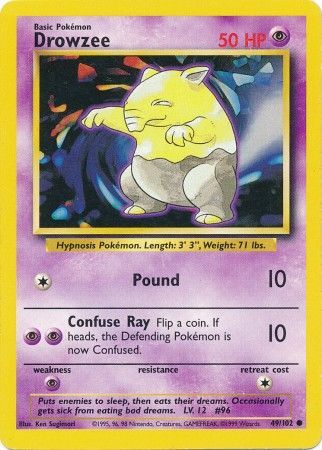 Drowzee 49/102 - NM