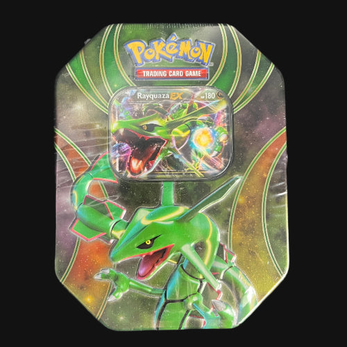 Rayquaza EX XY sealed collector tin — KeepitSealdz
