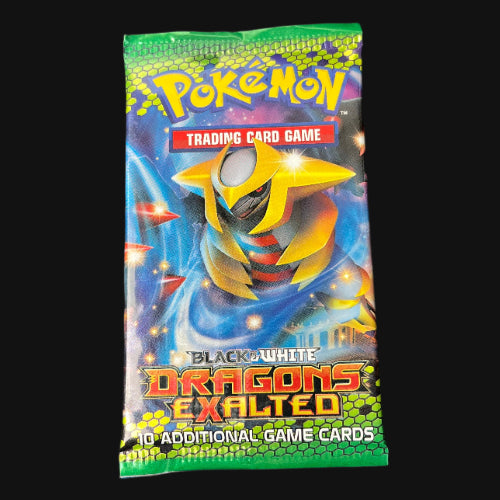 Black & White Dragons Exalted Booster Pack Keepitsealdz Black & White Dragons Exalted Booster Pack Keepitsealdz