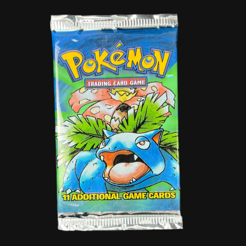1999 Base Set unlimited sealed booster pack back — KeepitSealdz