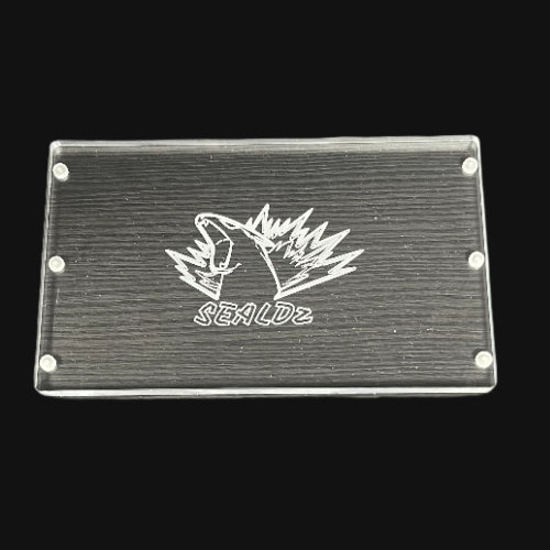Protective acrylic display case for English Pokemon booster box side — KeepitSealdz