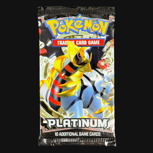 2009 Platinum Base Set sealed booster pack seal — KeepitSealdz
