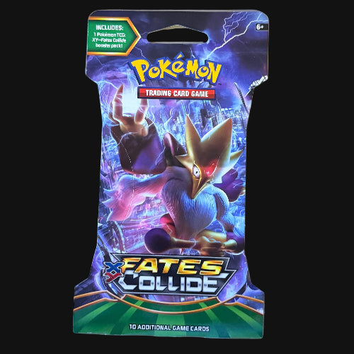 2016 XY Fates Collide sleeved sealed booster pack detail — KeepitSealdz