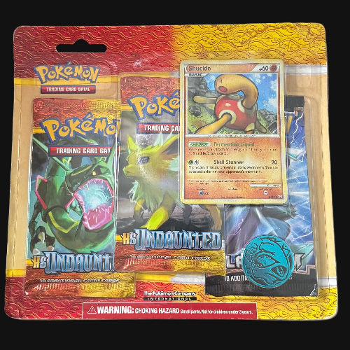 HGSS Undaunted 3 Pack Blister - Shuckle Promo