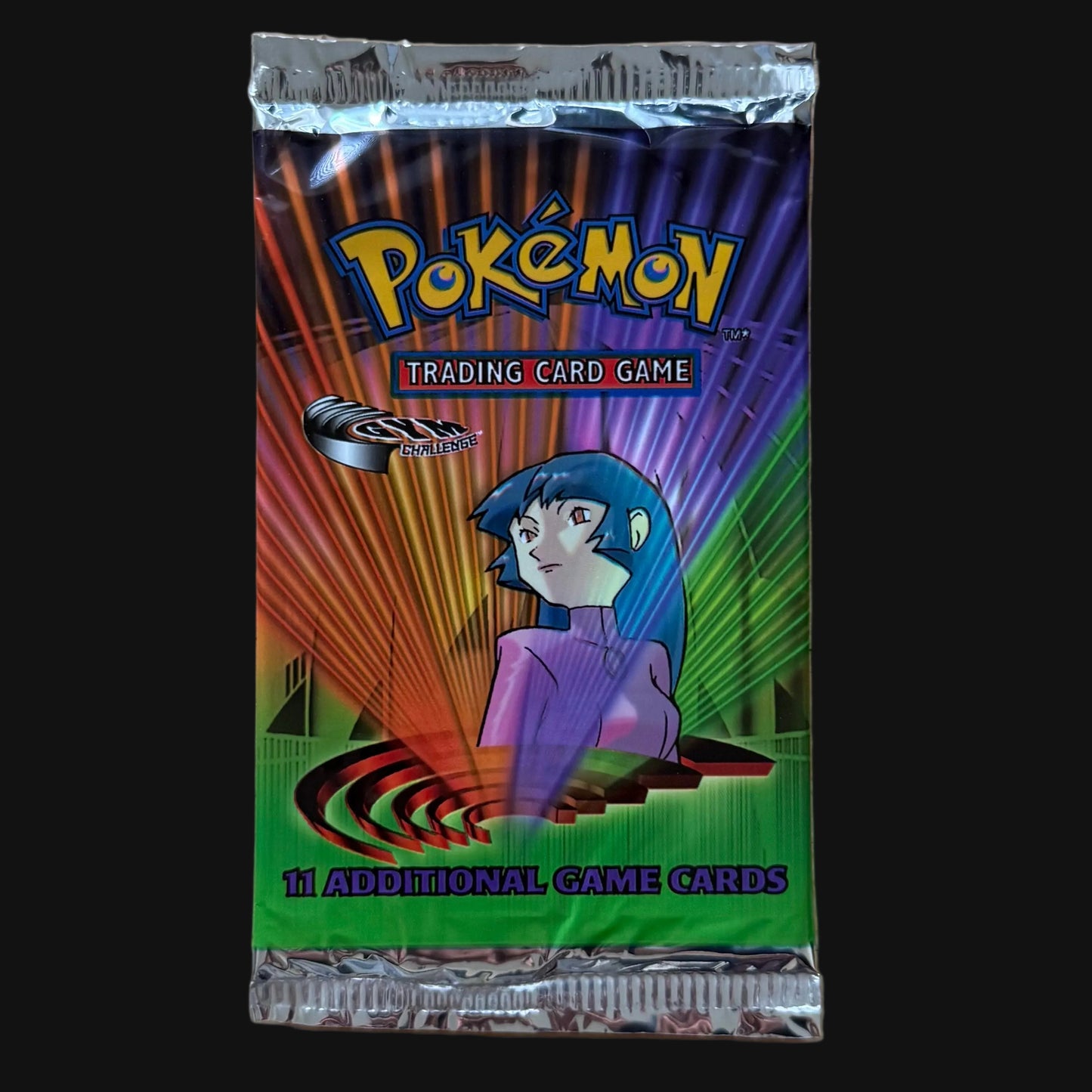 2000 Gym Challenge unlimited sealed booster pack detail — KeepitSealdz