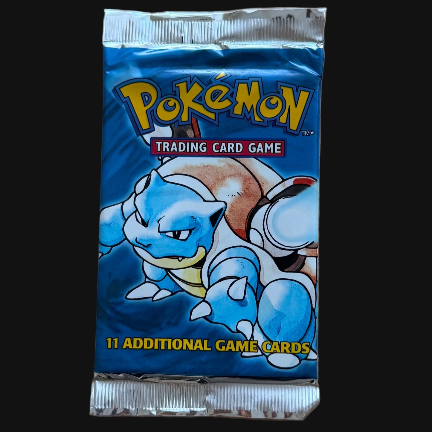 1999 Base Set unlimited UK 4th print sealed booster pack back — KeepitSealdz
