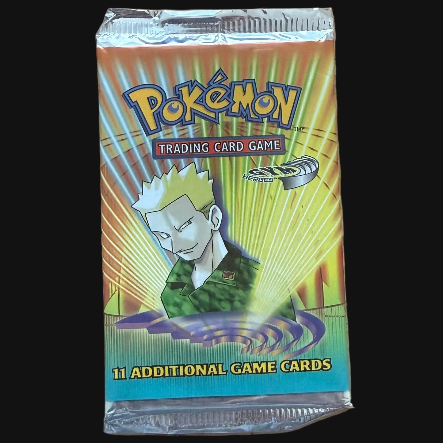 2000 Gym Heroes unlimited sealed booster pack detail — KeepitSealdz