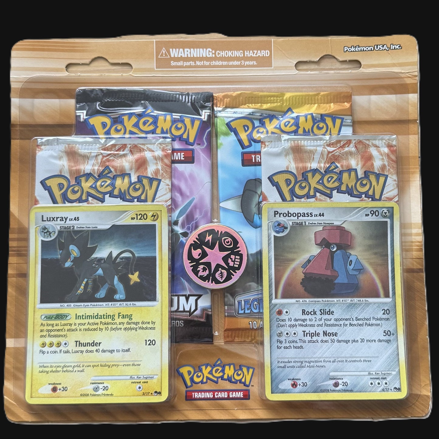 D&P Legends Awakened/Platinum Base Set 4-Pack Blister - Luxray & Probopass Promos