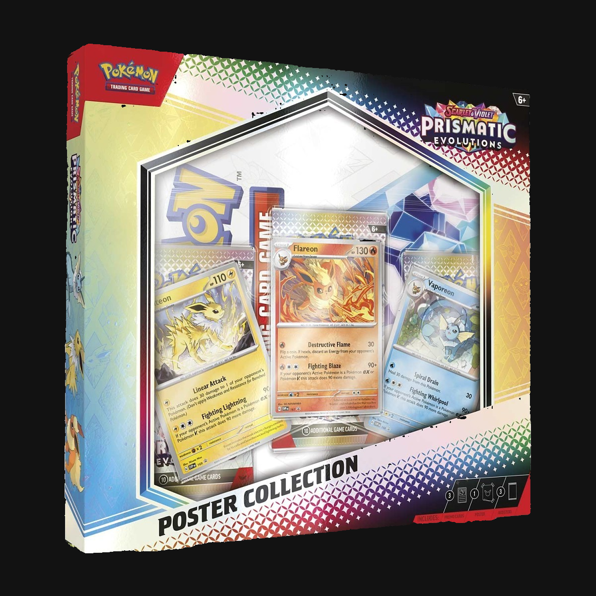 Scarlet & Violet Prismatic Evolutions Poster Collection Box