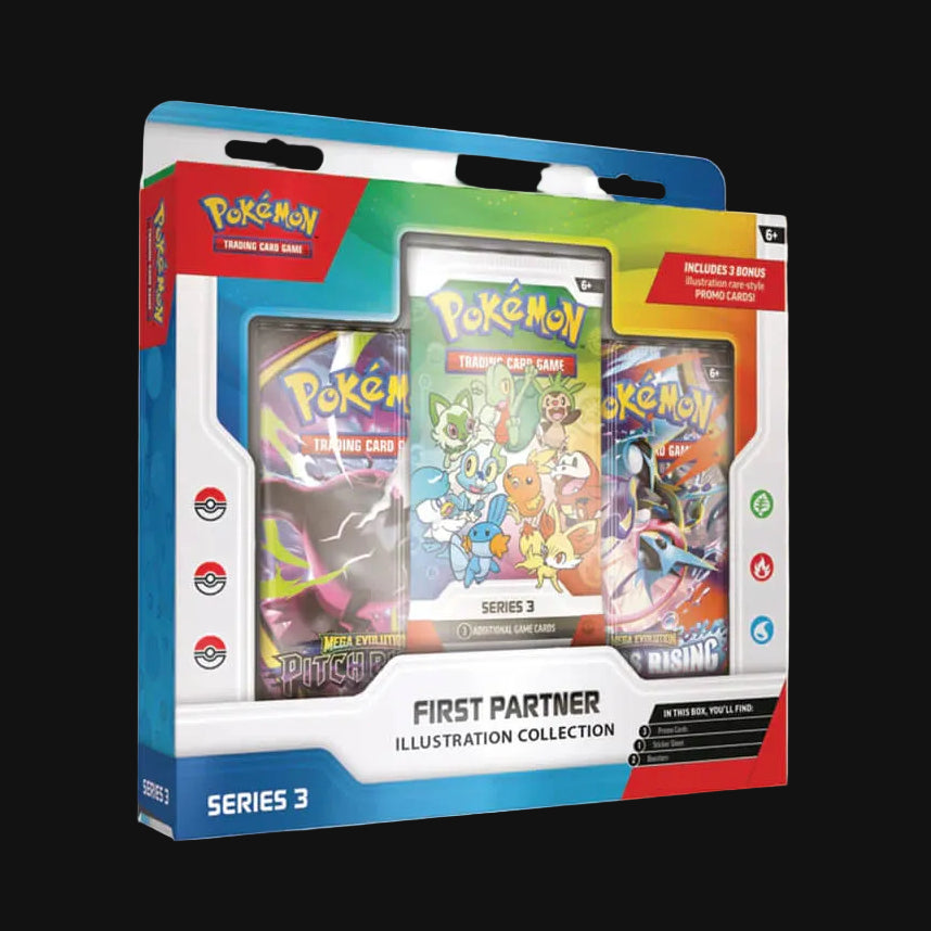 Mega Evolution First Partner Illustration Collection Box (Series 3)