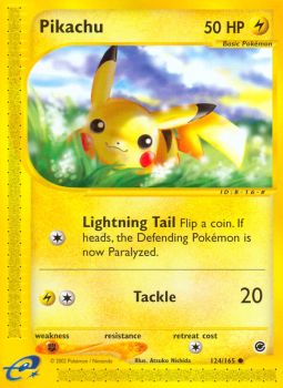 Pikachu 124/165 - NM